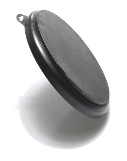 Shurhold Ind Bucket Lid, For Shurhold Rope Handle Buckets, Features Padded Top for Comfort When Using It as a Seat, Snap on, Black, Plastic – 2403