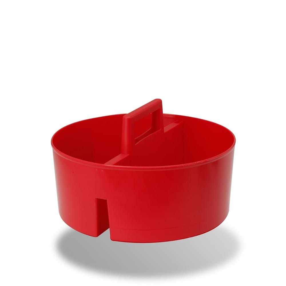 Shurhold Ind Bucket Caddy, Use to Organizes and Stores All Gear Inside a Bucket, Red, With Handle – 2404