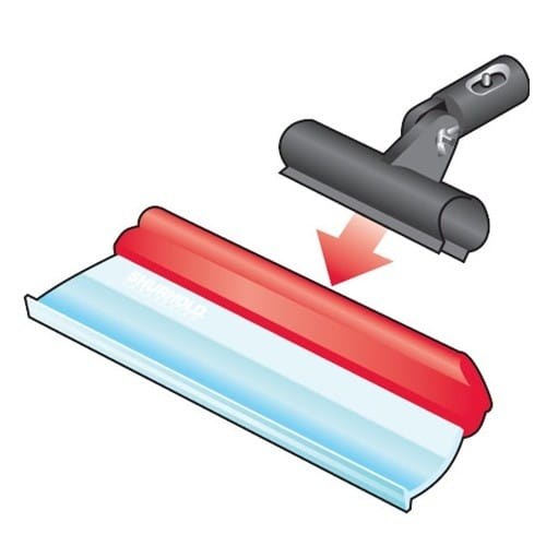 Shurhold Ind Squeegee, 12 Inch Length, Silicone Blade, With Plastic Handle, Compatible with All Shurhold Handles – 260