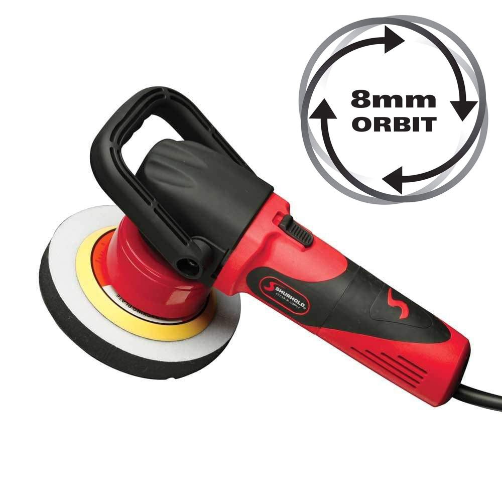 Shurhold Ind Polisher, Dual Action, 4.2 Amp, 2500 to 6500 Opm Variable Speed, 120 Volt AC, 500 Watt Power, 60 Hertz Frequency – 3100