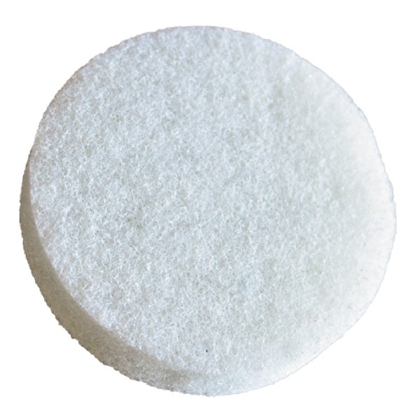 Shurhold Ind Polishing Pad, For Delicate Surfaces, Fine Grade White Scrubber, Hook and Loop Attachment, Single – 3201