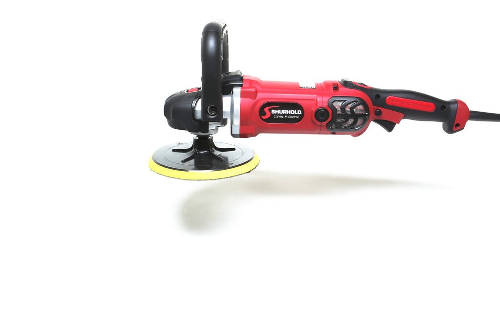 Shurhold Ind Polisher, Pro Rotary, 12 Amp, 600 to 3200 RPM Variable Speed, 120 Volt AC, 1400 Watt Power, 60 Hertz Frequency, 20 Foot Power Cord – 3400