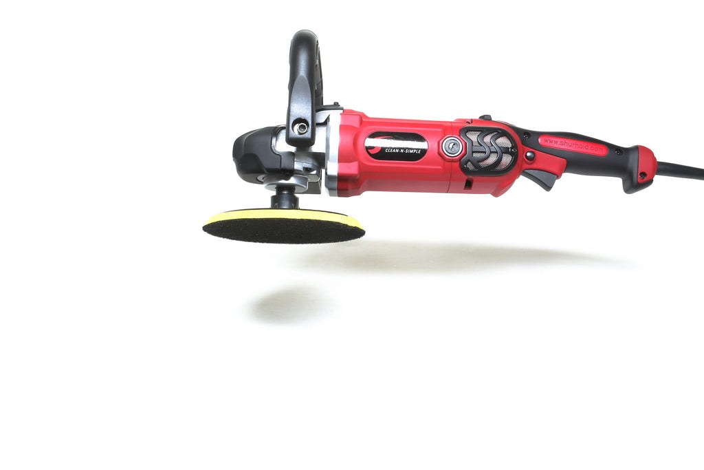 Shurhold Ind Polisher, Pro Rotary, 12 Amp, 600 to 3200 RPM Variable Speed, 120 Volt AC, 1400 Watt Power, 60 Hertz Frequency, 20 Foot Power Cord – 3400