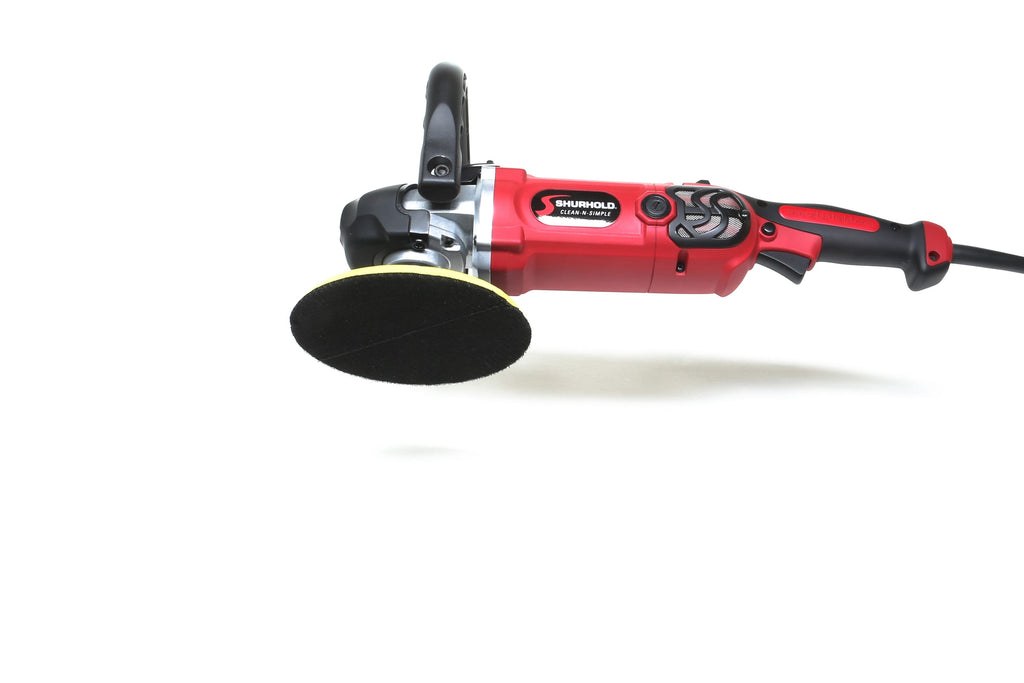 Shurhold Ind Polisher, Pro Rotary, 12 Amp, 600 to 3200 RPM Variable Speed, 120 Volt AC, 1400 Watt Power, 60 Hertz Frequency, 20 Foot Power Cord – 3400