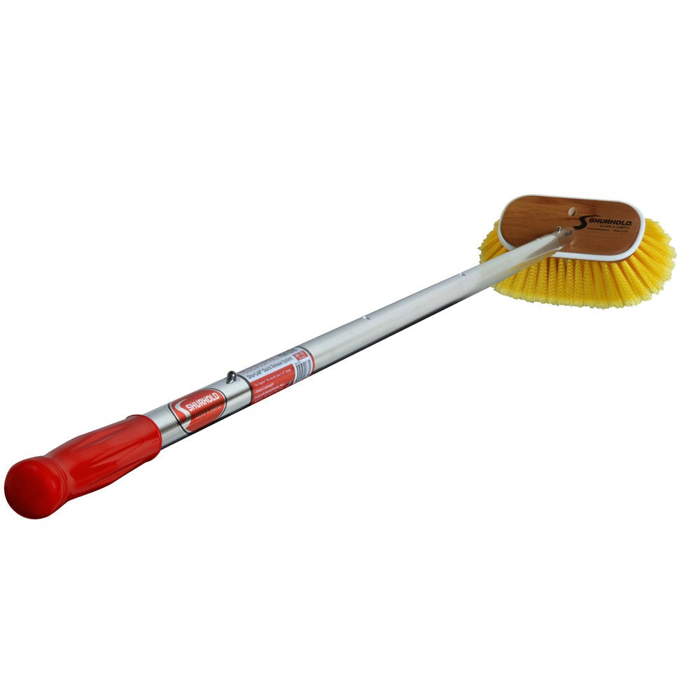 Shurhold Ind Extension Handle, Use with Shurhold Brushes, Telescopic Type, 40 Inch to 72 Inch Extendable Length, Triple Anodized Aluminium – 833