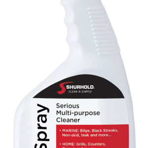 Shurhold Ind Multi Purpose Cleaner, Serious, Used for Vinyl/ Fiberglass/ Carpet/ Rubber/ Teak/ Acrylic/ Canvas Surfaces – YBP-0305