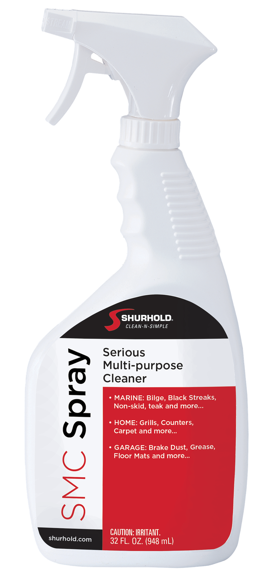 Shurhold Ind Multi Purpose Cleaner, Serious, Used for Vinyl/ Fiberglass/ Carpet/ Rubber/ Teak/ Acrylic/ Canvas Surfaces – YBP-0305