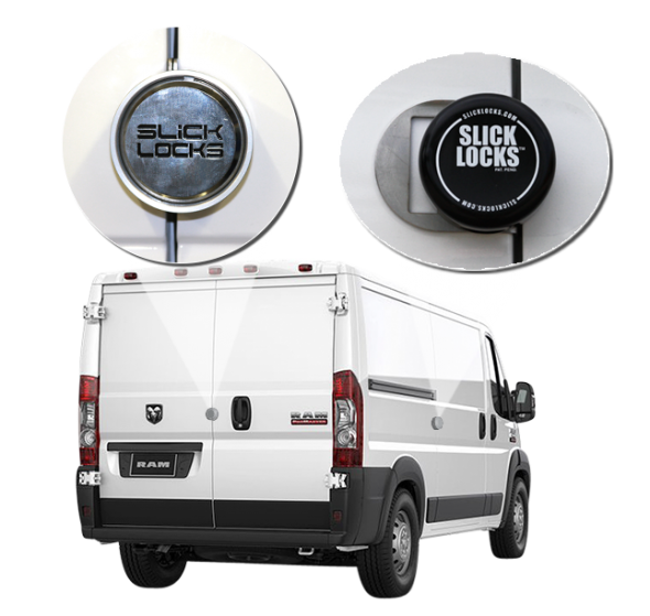 Slick Locks Puck Lock Kit, Use with Sliding Door Van – PM-FVK-DBL-SLIDE-TK