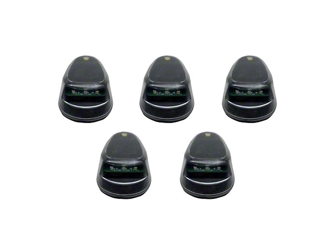 Spirit Fire Roof Marker Light, Tear Drop Shape, Clear Lens, LED, Arctic White, Solar Powered, Low Profile, Auto Turn on/ Turn Off – FORM1CW5-SPFR