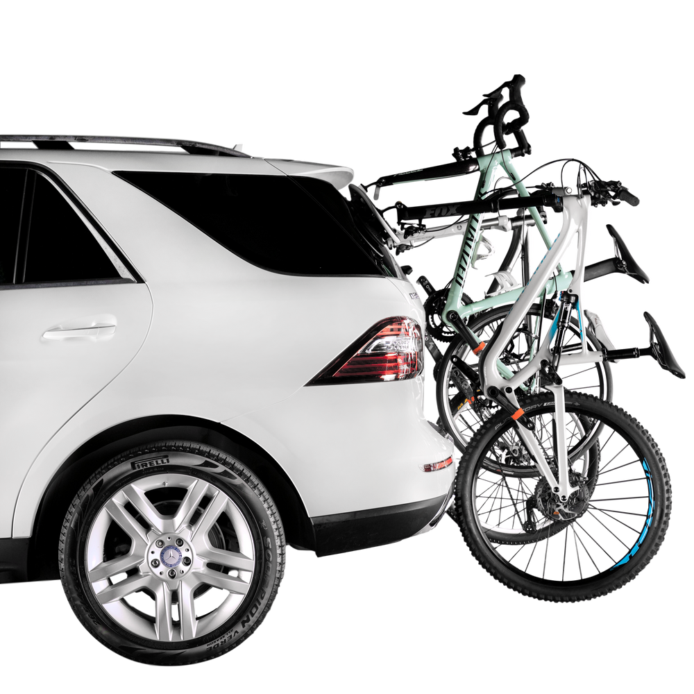 Seasucker Bike Rack, Bomber, Roof Suction Cup Mount, Hold 3 Bikes, Up to 135 Pound Weight Capacity, Fork Mount, Black – BB3008