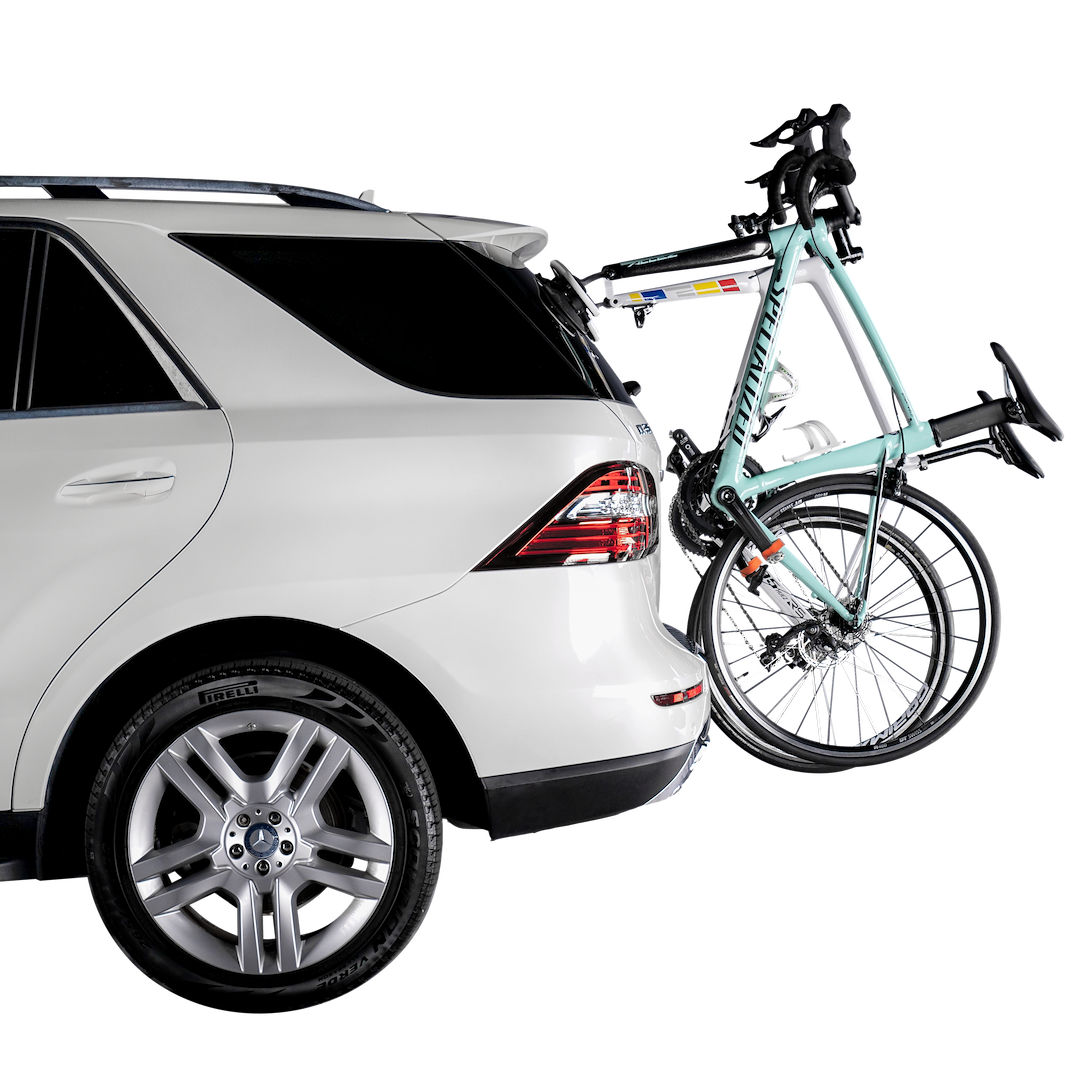 Seasucker Bike Rack, Mini Bomber, Roof Suction Cup Mount, Holds 2 Bikes, Up to 90 Pound Weight Capacity, Fork Mount, Black – BM2006.1