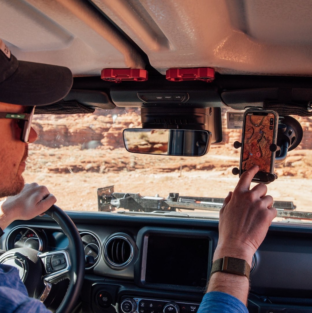 Seasucker Cell Phone Mount, Flex-X, Fits Up to 3-1/2 Inch Width Max/ Ultra/ XL Phones IN Fat Case, 7 Inch Flexible Arm – EL6013