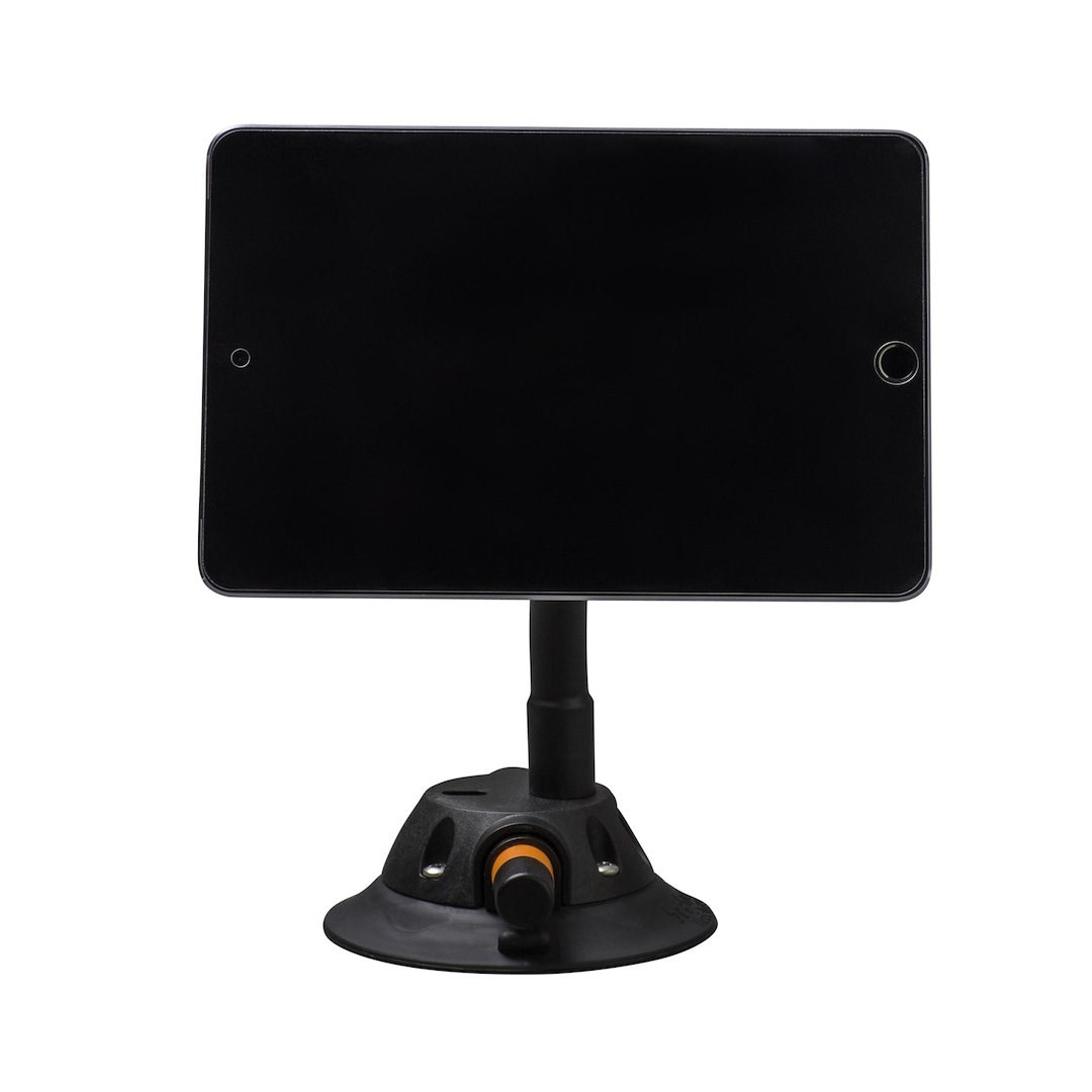 Seasucker Tablet Mount, Naked Flex, Mounts to Flat Surface with Suction Cup, Without Powered Dock, Black – EL6203B