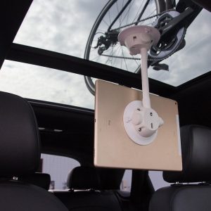 Seasucker Tablet Mount, Naked Flex, Mounts to Flat Surface with Suction Cup, Without Powered Dock, White – EL6203W