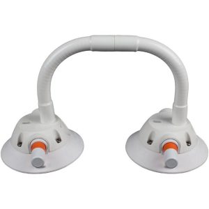 Seasucker Tablet Mount, Naked Flex, Mounts to Flat Surface with Suction Cup, Without Powered Dock, White – MB6218W