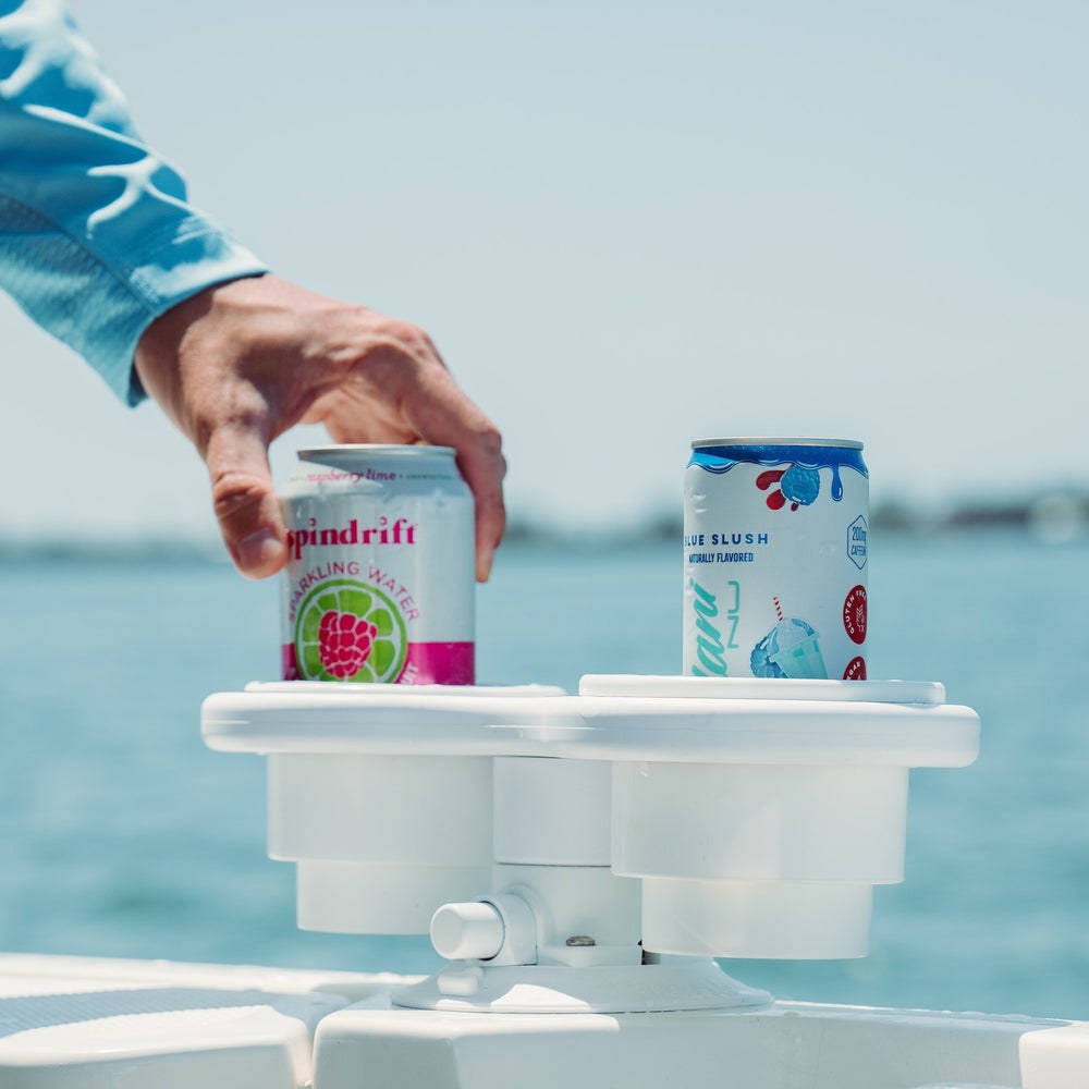 Seasucker Cup Holder, Horizontal Surface Mount, White, Non-Lighted – MC5300W