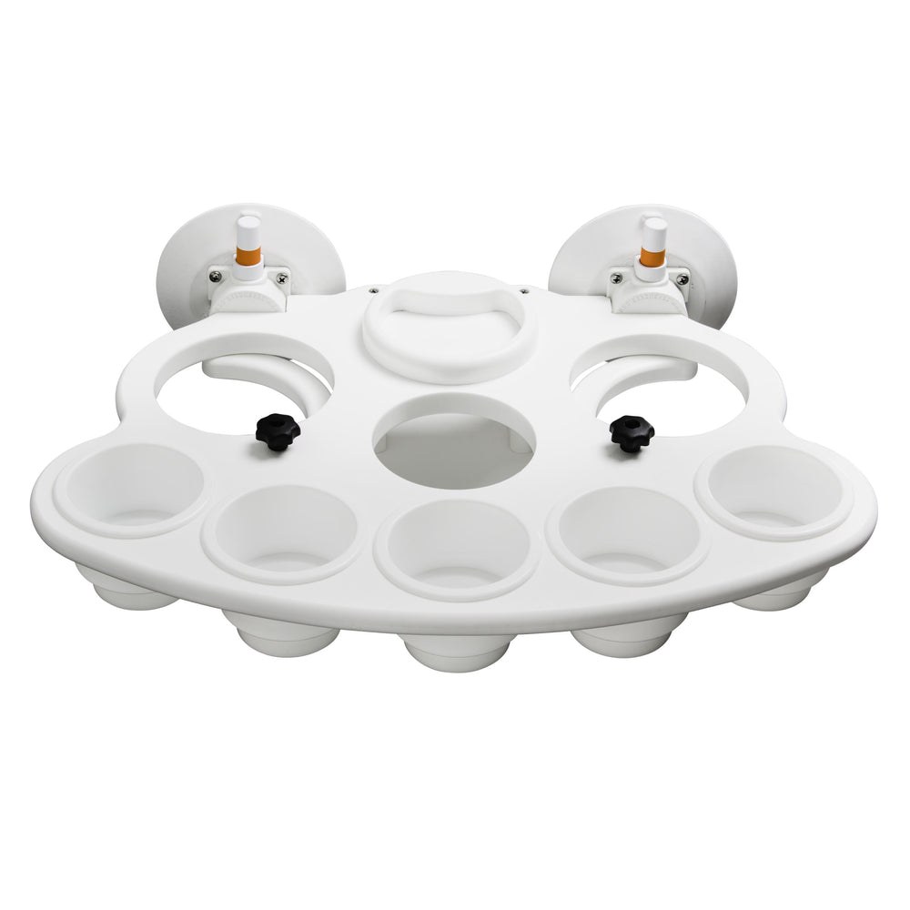 Seasucker Cup Holder, Vertical Surface Mount, White, Non-Lighted – MC5347W