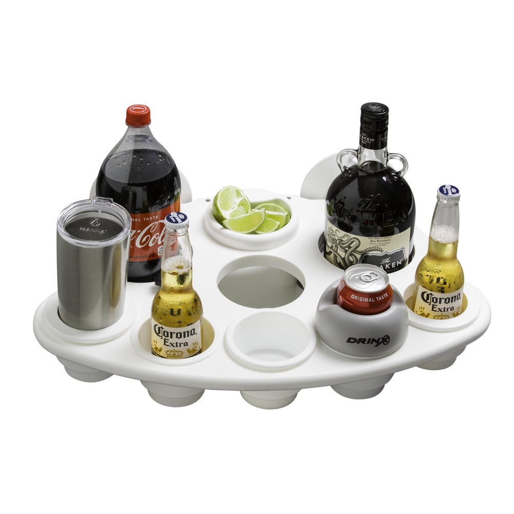 Seasucker Cup Holder, Vertical Surface Mount, White, Non-Lighted – MC5347W