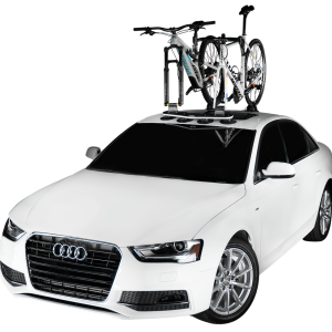 Seasucker Bike Rack, Mini Bomber Max, Roof Suction Cup Mount, Holds 2 Bikes, Up to 90 Pound Weight Capacity, Fork Mount, Black – MK1076