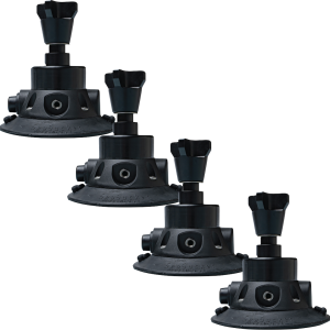 Seasucker Vacuum Mount, Use to Mount Recovery Boards/ Jack, 6 Inch Base Diameter, Up to 210 Pound Pulling Capacity, Black – SM2700