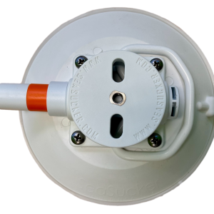 Seasucker Vacuum Mount, Use to Attach Something to a Rigid, Non-Porous Surface Without Drilling Any Holes, 6 Inch Base Diameter – VM1014W