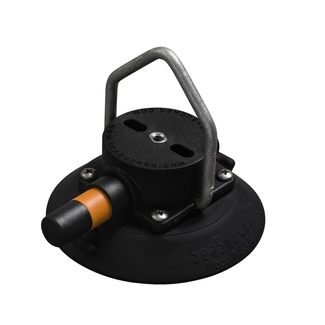 Seasucker Vacuum Mount, Use to Attach Something to a Rigid, Non-Porous Surface Without Drilling Any Holes, 4.5 Inch Base Diameter – VM1015B