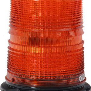 Star Warning Warning Light, 256 Series, 6-11/16 Inch Height X 6-13/32 Inch Diameter, Beacon, 3 Hole Permanent Mount with 1 Inch Pipe Mount – 256TCL-A