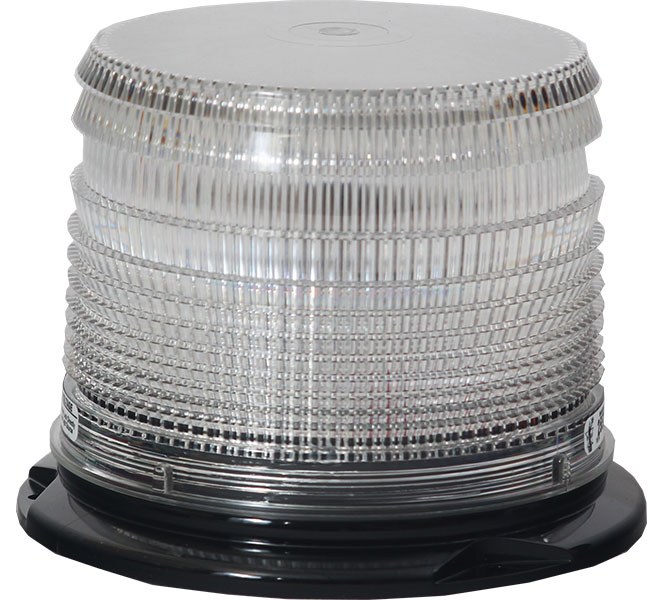 Star Warning Warning Light, 256 Series, 4-3/4 Inch Height X 6-13/32 Inch Diameter, Beacon, 3 Hole Permanent Mount with 1 Inch Pipe Mount – 256TSL-A