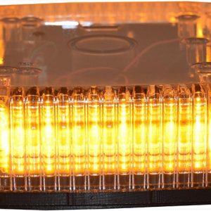 Star Warning Warning Light, Equalizer, 2-5/16 Inch Height X 7-39/64 Inch Width X 7-39/64 Inch Depth, Mini Bar, 4 Hole Permanent Mount, LED – 9900LED-A