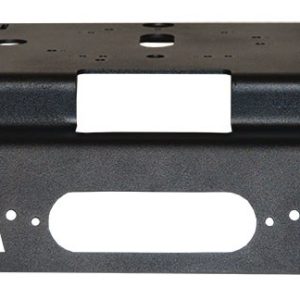 Star Warning Warning Light Mount, For Use with Mini Bar/ Beacon Warning Lights and Halogen Third Brake Lights, Roof Mount, Black, Aluminum – BBK274-FH