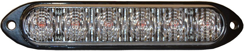 Star Warning Warning Light, Micro-Star™, 1 Inch Height X 4-3/16 Inch Width X 25/64 Inch Depth, Oval, Flush Mount, LED – DLITE-YY