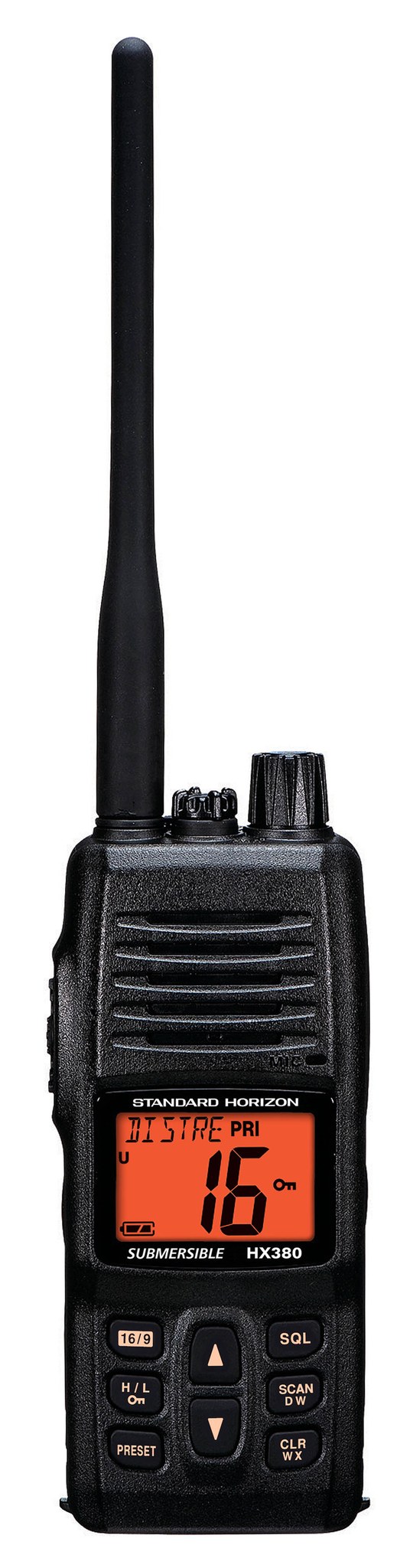 Standard VHF Radio, HX380, Handheld, United States/ Canadian/ International Channels, 5 Watts, Noaa Weather Channels with Alert – HX380
