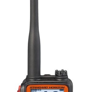 Standard VHF Radio, HX40, Handheld, 6 Watts, Noaa Weather Channels with Alert, Without GPS Capability, Oversized DOT Matrix Lcd Display, Black – HX40