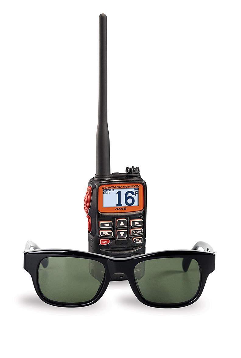 Standard VHF Radio, HX40, Handheld, 6 Watts, Noaa Weather Channels with Alert, Without GPS Capability, Oversized DOT Matrix Lcd Display, Black – HX40