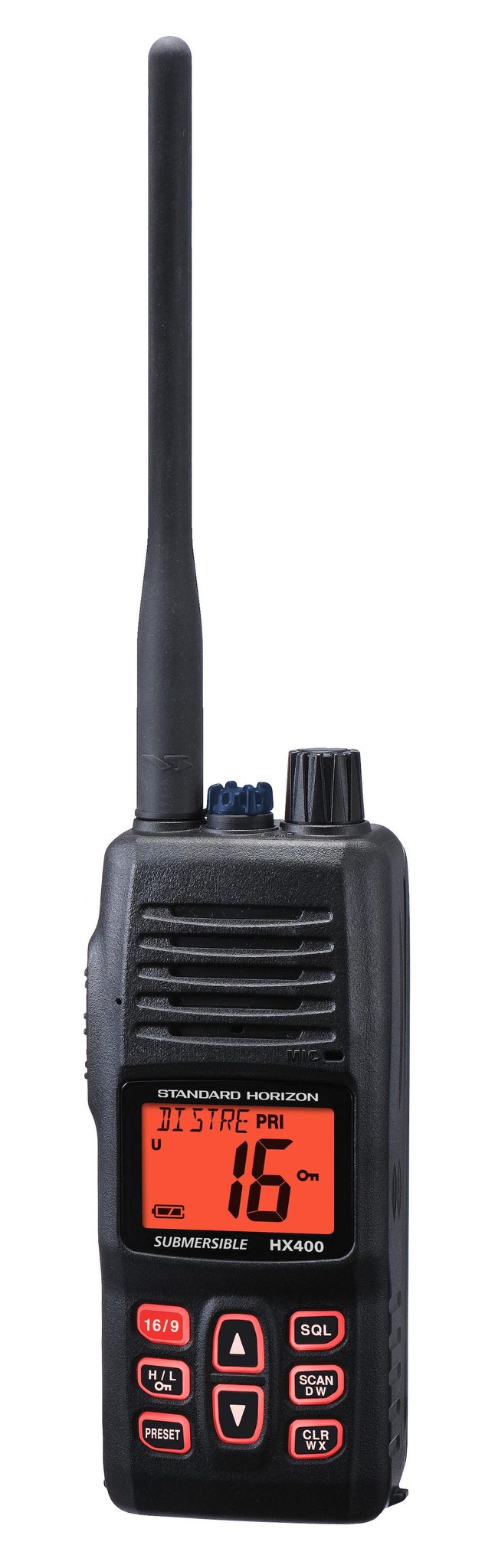 Standard VHF Radio, HX400IS, Handheld, United States/ Canadian/ International Channels, 5/ 1 Watts, Noaa Weather Channels with Alert – HX400IS