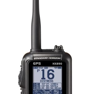 Standard VHF Radio, HX890, Handheld, United States/ Canadian/ International Channels, 6 Watts, Noaa Weather Channels with Alert – HX890BK