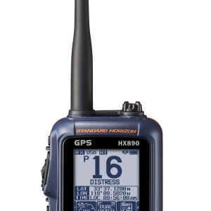 Standard VHF Radio, HX890, Handheld, United States/ Canadian/ International Channels, 6 Watts, Noaa Weather Channels with Alert – HX890NB