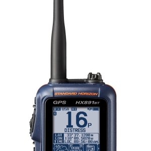 Standard VHF Radio, Handheld, United States/ Canadian/ International Channels, 6 Watt Power Output, Noaa Weather Channels with Alert – HX891BTNB