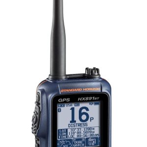 Standard VHF Radio, Handheld, United States/ Canadian/ International Channels, 6 Watt Power Output, Noaa Weather Channels with Alert – HX891BTNB