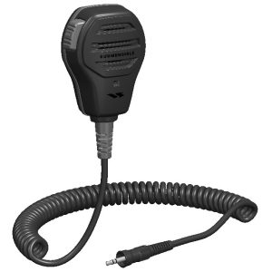 Standard VHF Radio Microphone, For Use with HX751/ HX851/ HX370S/ HX471S/ HX760S and Older Handheld VHF Radios, Left Side Push to Talk – MH-73A4B