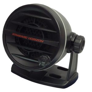 Standard VHF Radio Speaker, For Use with VLF-3000A Hailer, Surface Mount, 8 Ohm, 10 Watt, 6-1/2 Feet Power Cable, Black – MLS-410PA-B
