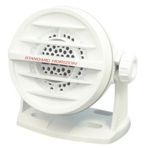 Standard VHF Radio Speaker, External Speaker for Use with Standard Horizon VLH-300A VHF Radio, Fixed Mount, 4 Ohm Impedance, 10 Watt – MLS-410SP-W