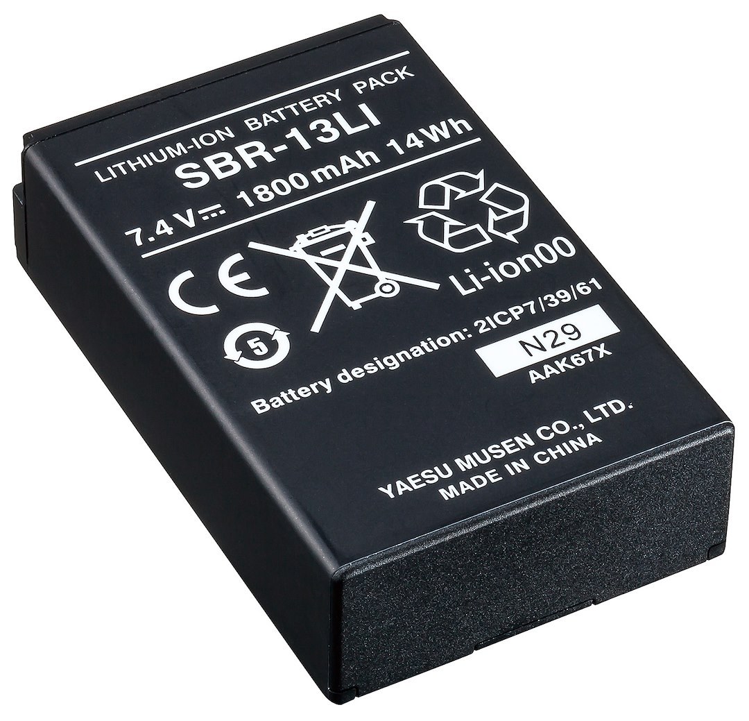 Standard VHF Radio Battery, Lithium-Ion Battery, 7.4 Volts, 1800 Mah Capacity, For Use with HX870 Floating Handheld VHF Radio – SBR-13LI