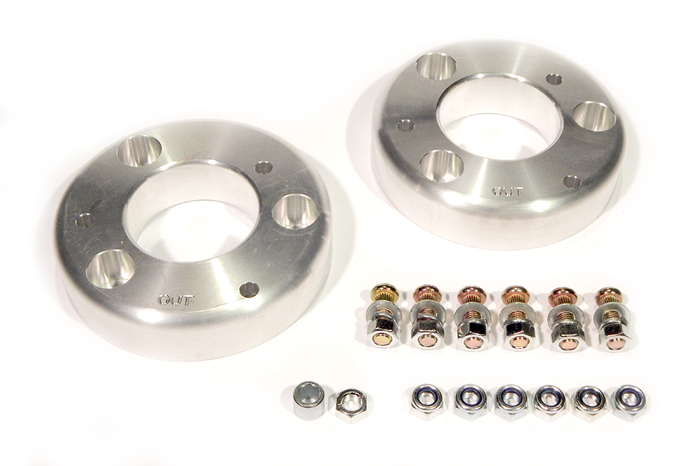 Southern Tru Leveling Kit Suspension, 2 Inch Lift Height, Strut Extension, Aluminum, With 2 Strut Extension and Mounting Hardware – 25008