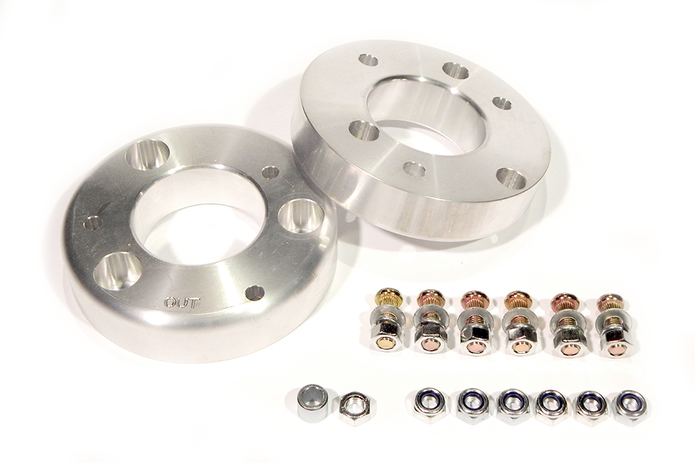 Southern Tru Leveling Kit Suspension, 2 Inch Lift Height, Strut Extension, Aluminum, With 2 Strut Extension and Mounting Hardware – 25008