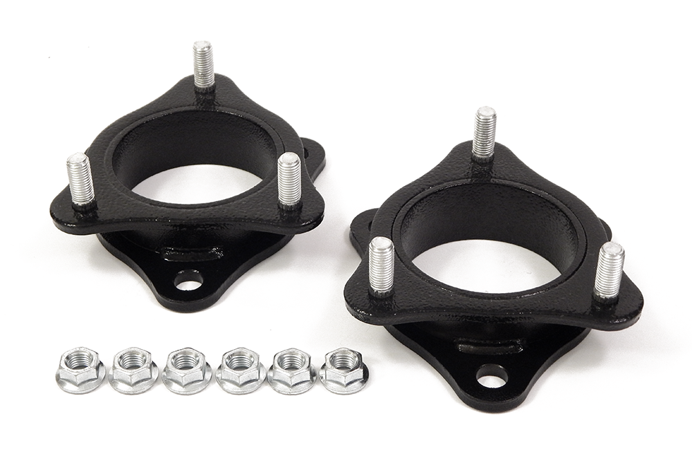 Southern Tru Leveling Kit Suspension, 2 Inch Lift, Strut Spacer, Steel, Powder Coated, With 2 Upper Strut Spacers/ Installation Hardware – 25027