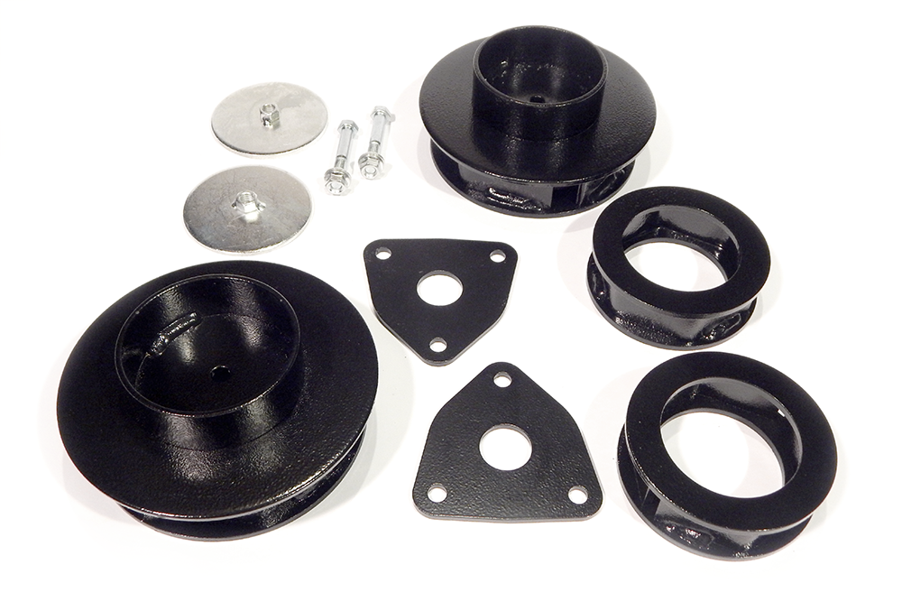 Southern Tru Leveling Kit Suspension, 2-1/2 Inch Lift Height, Strut Spacer, Powder Coated, Steel – 35030