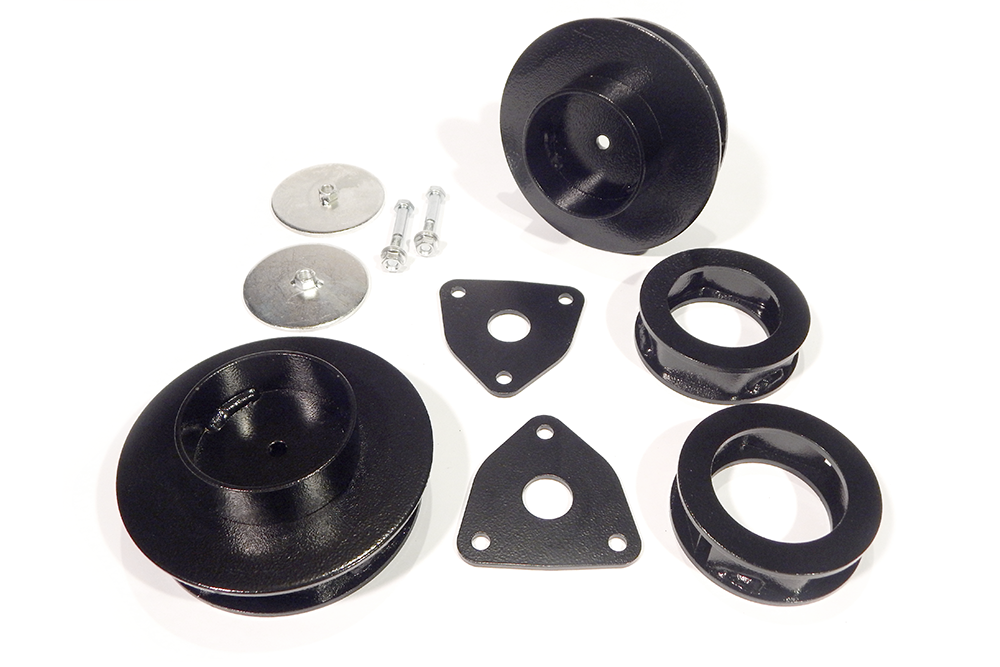 Southern Tru Leveling Kit Suspension, 2-1/2 Inch Lift Height, Strut Spacer, Powder Coated, Steel – 35030