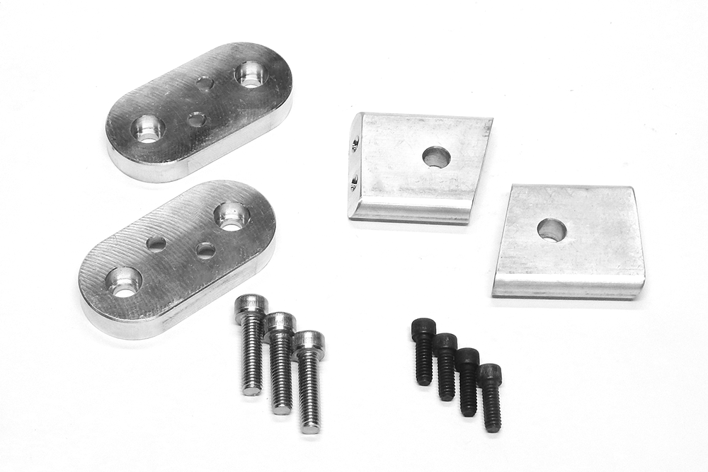 Southern Tru Driving/ Fog Light Mounting Bracket, Fits 2 to 4 Inch Lights, Lower Windshield Mount, Bolt-On, Aluminum, Set of 2 – 55103