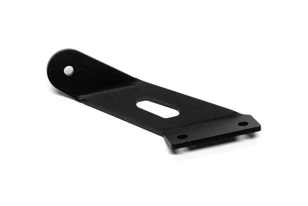 Southern Tru Light Bar Mounting Kit, Hood Mount, Mounts One 20 Inch Dual Row Light Bar, Bolt on Installation, Black, Set of 2 – 55106